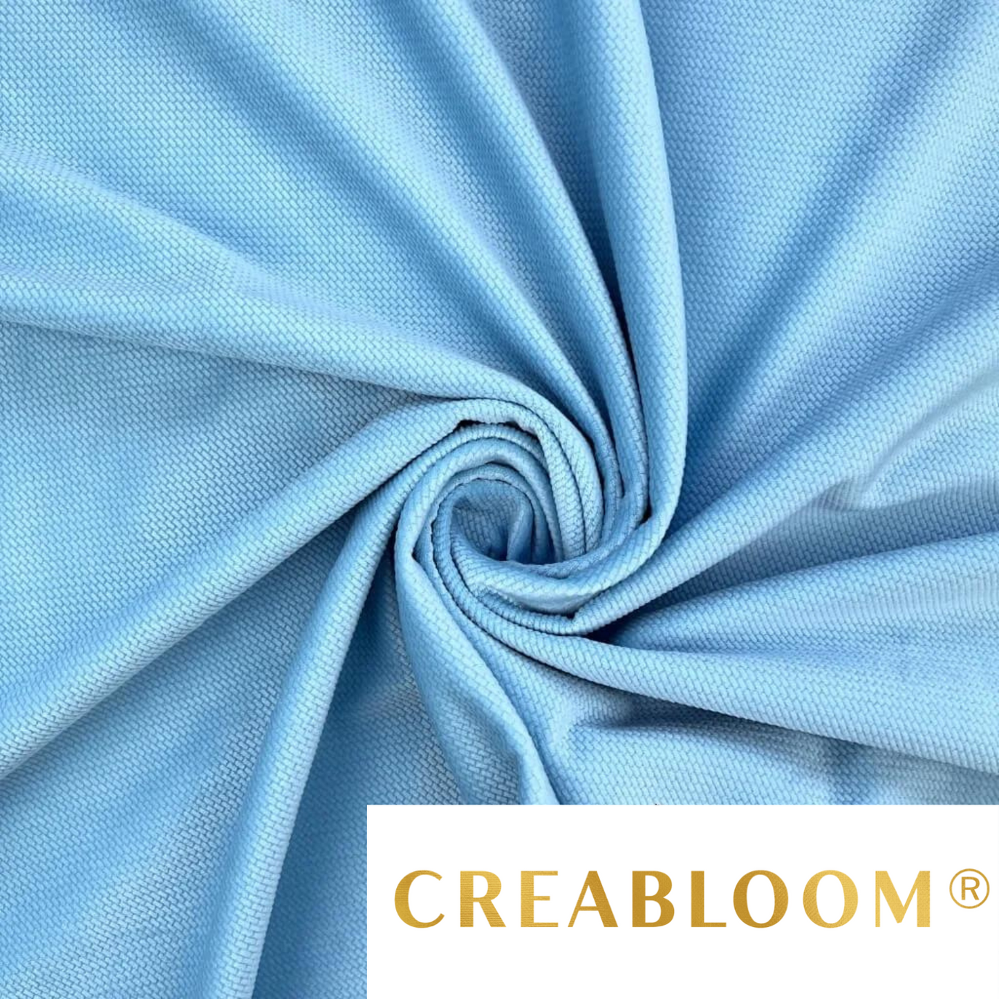 Tissu Velours Velvet Bleu Ciel