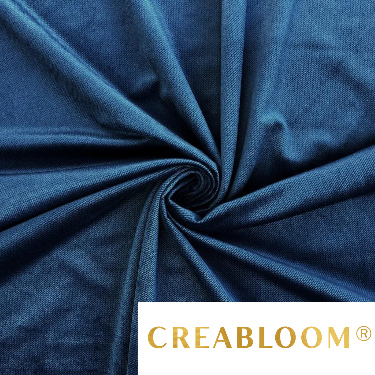 Tissu Velours Velvet Bleu Marine