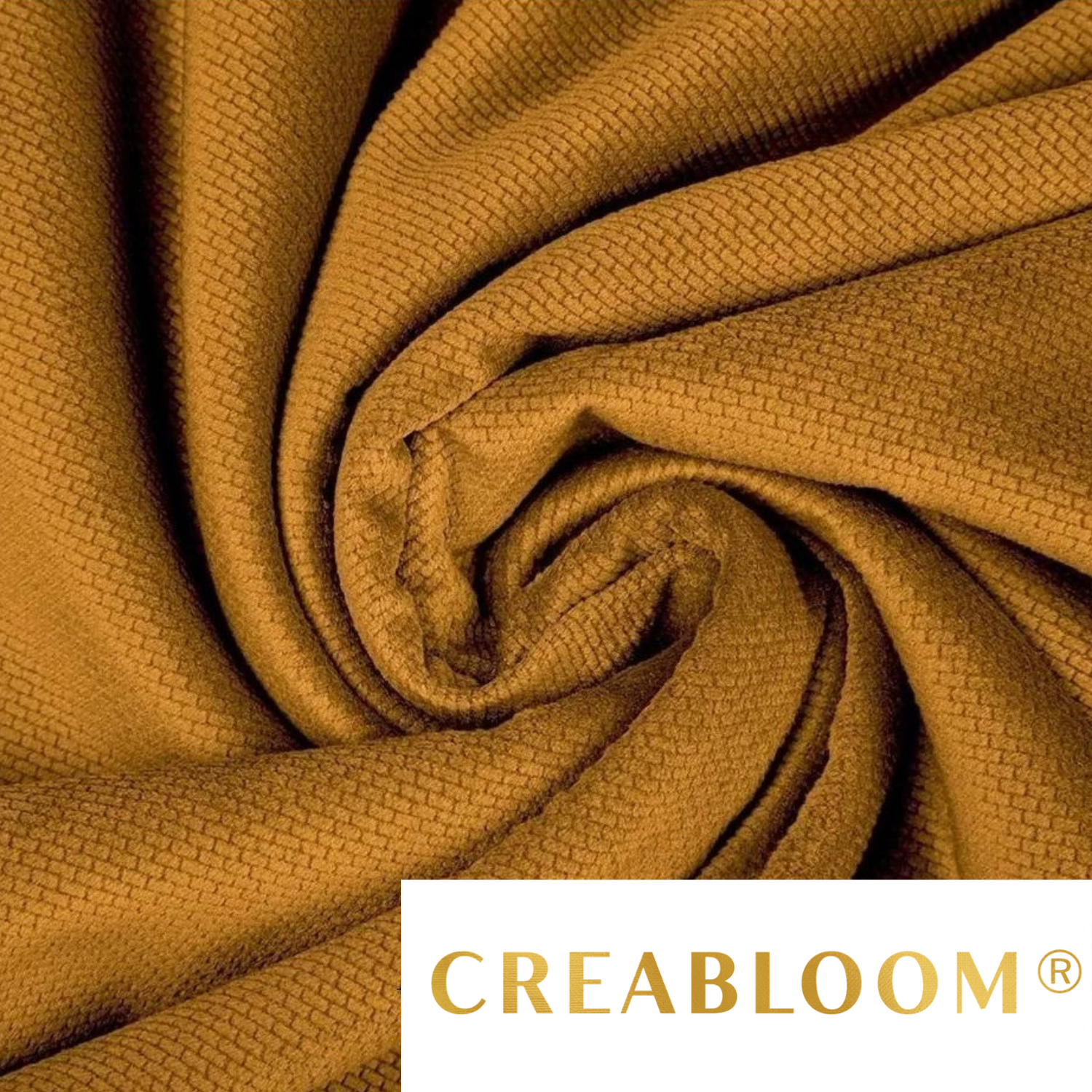 Tissu Velours Velvet Moutarde Foncé