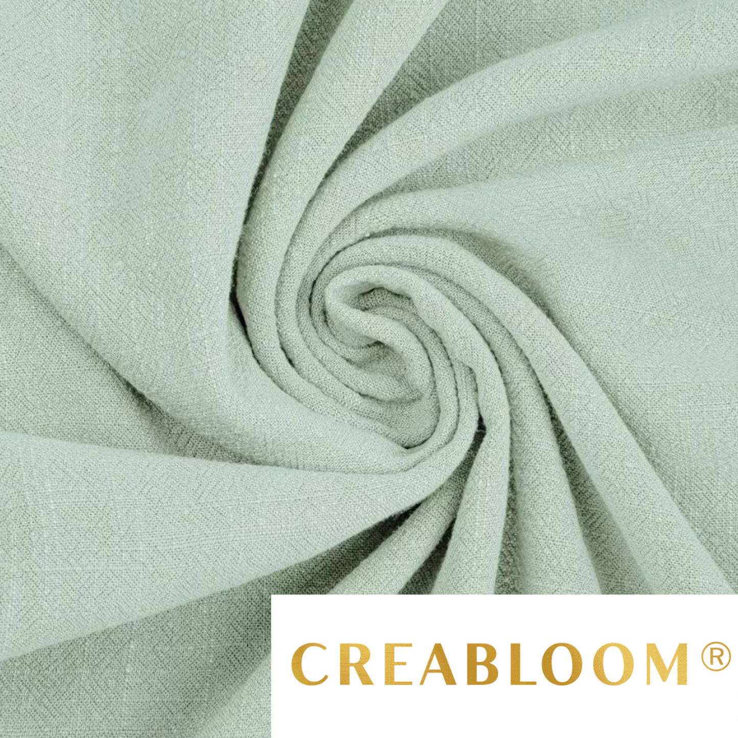 Tissu Lin Viscose Sauge Clair