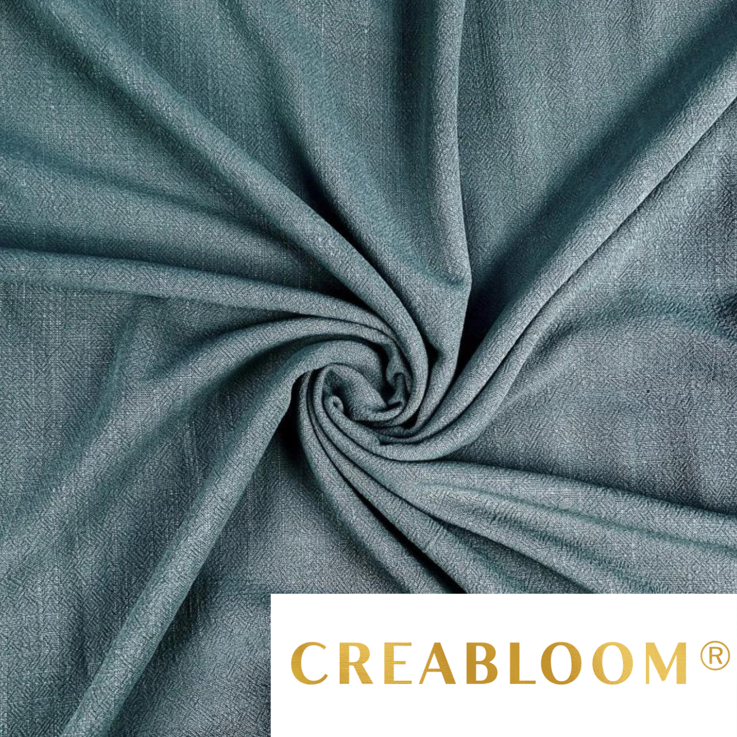 Tissu Lin Viscose Sauge Foncé