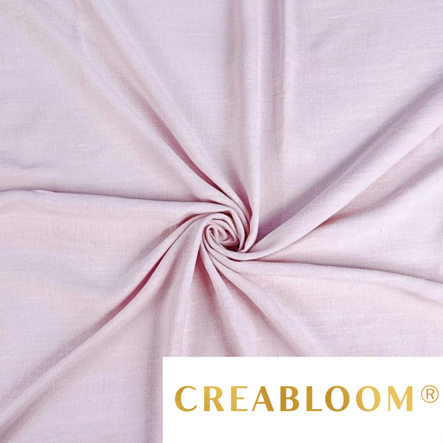 Tissu Lin Viscose Rose Clair