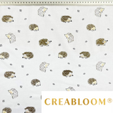 Tissu coton Motif hérissons