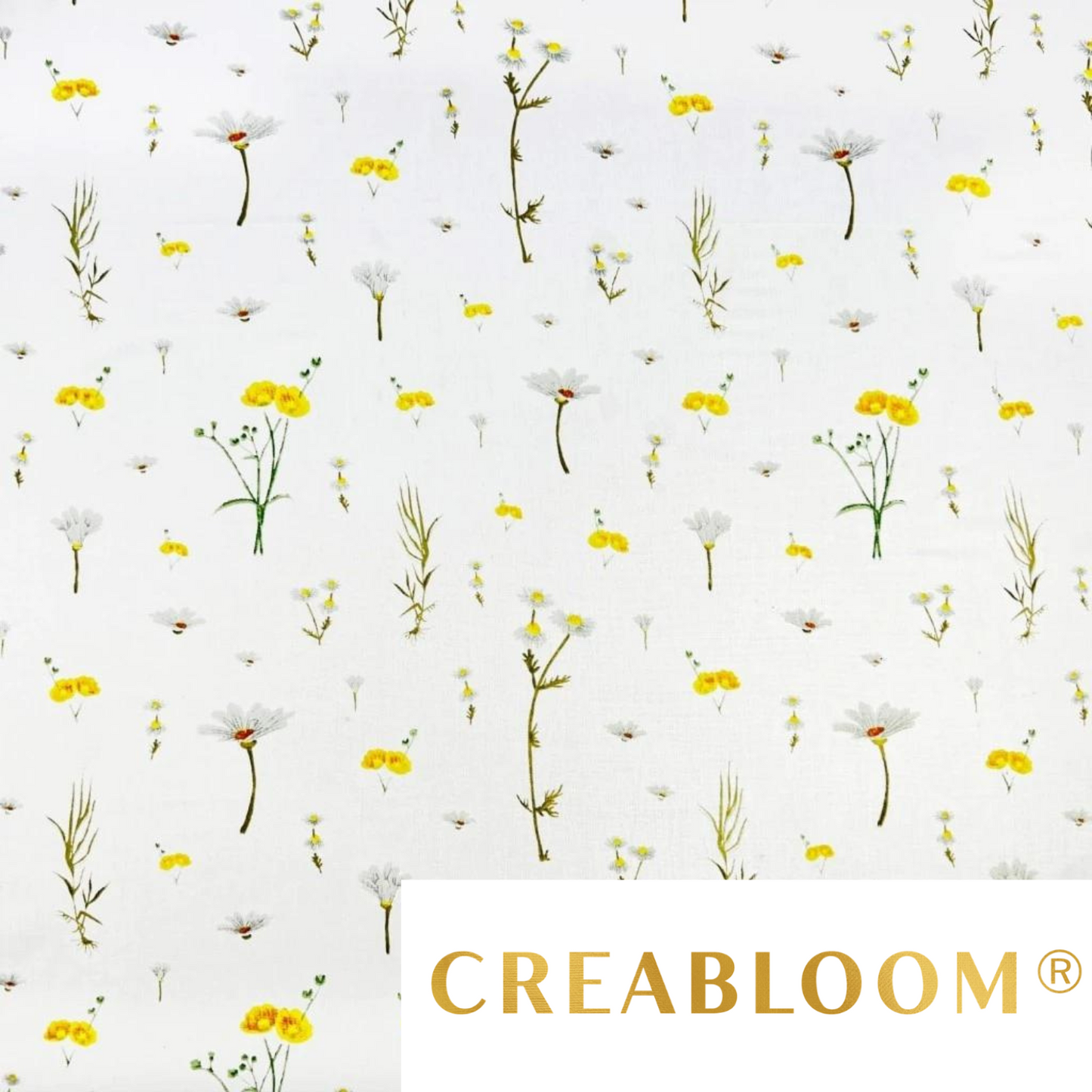 Tissu Coton Imprimé Fleurs