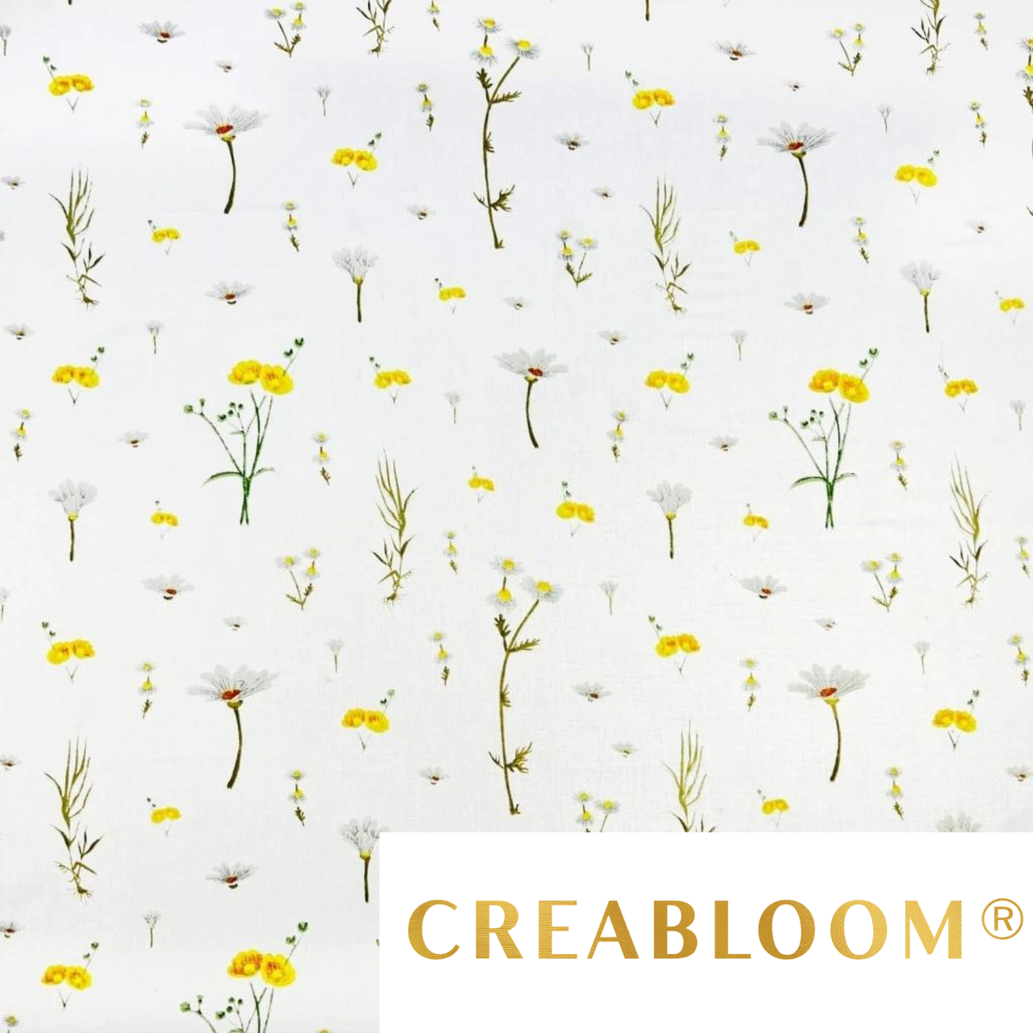 Tissu Coton Imprimé Fleurs