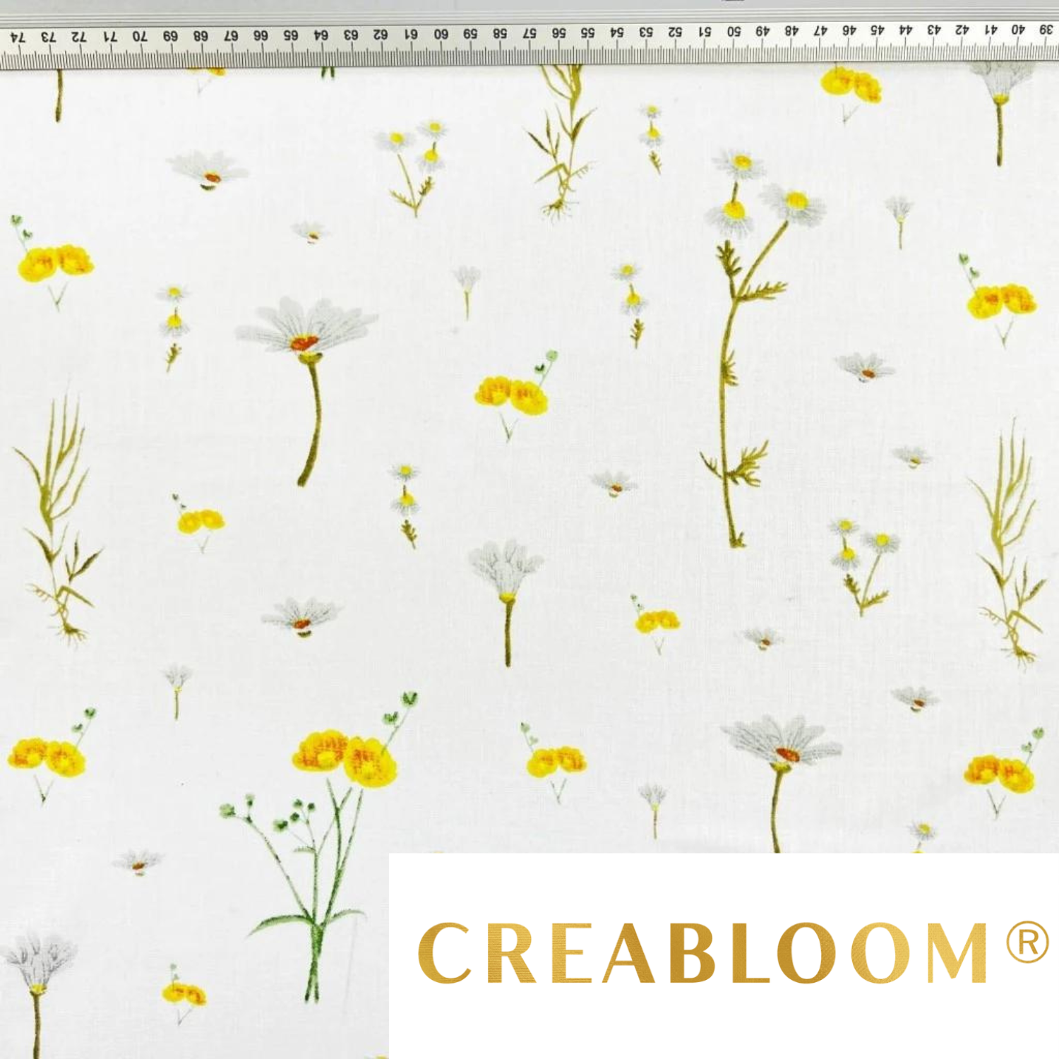 Tissu Coton Imprimé Fleurs
