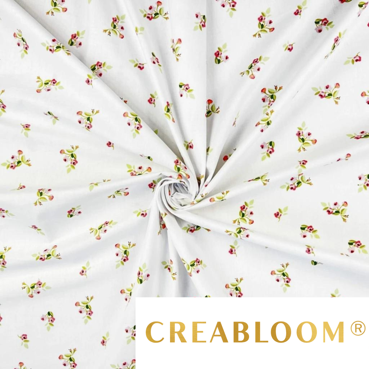 Tissu Coton Imprimé Fleurs