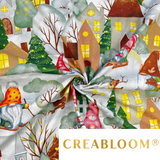 Tissu coton Motif Noël