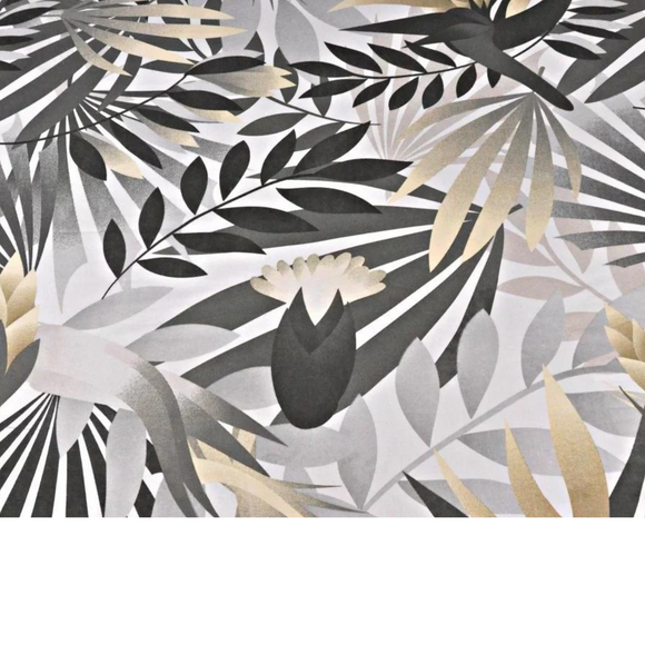 Tissu Coton Motif Plantes