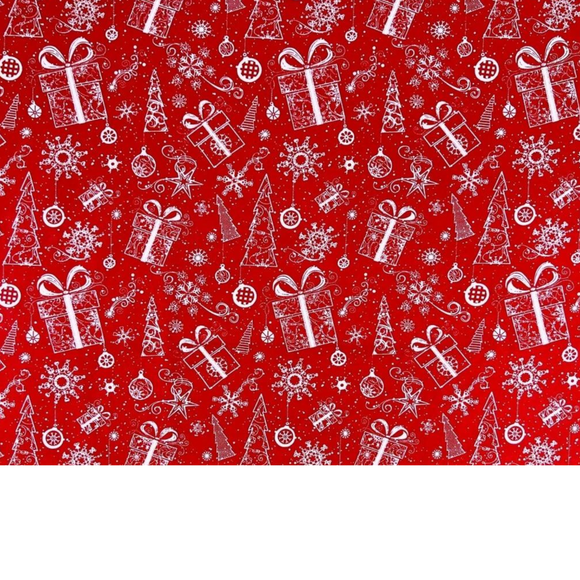Tissu Coton Motif Noël