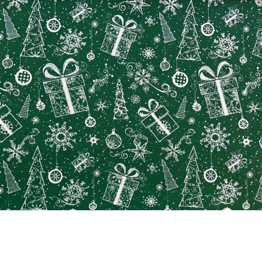 Tissu Coton Motif Noël
