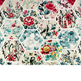 Tissu Coton Imprimé Patchwork Fleuri