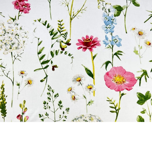 Tissu Coton Imprimé Fleurs