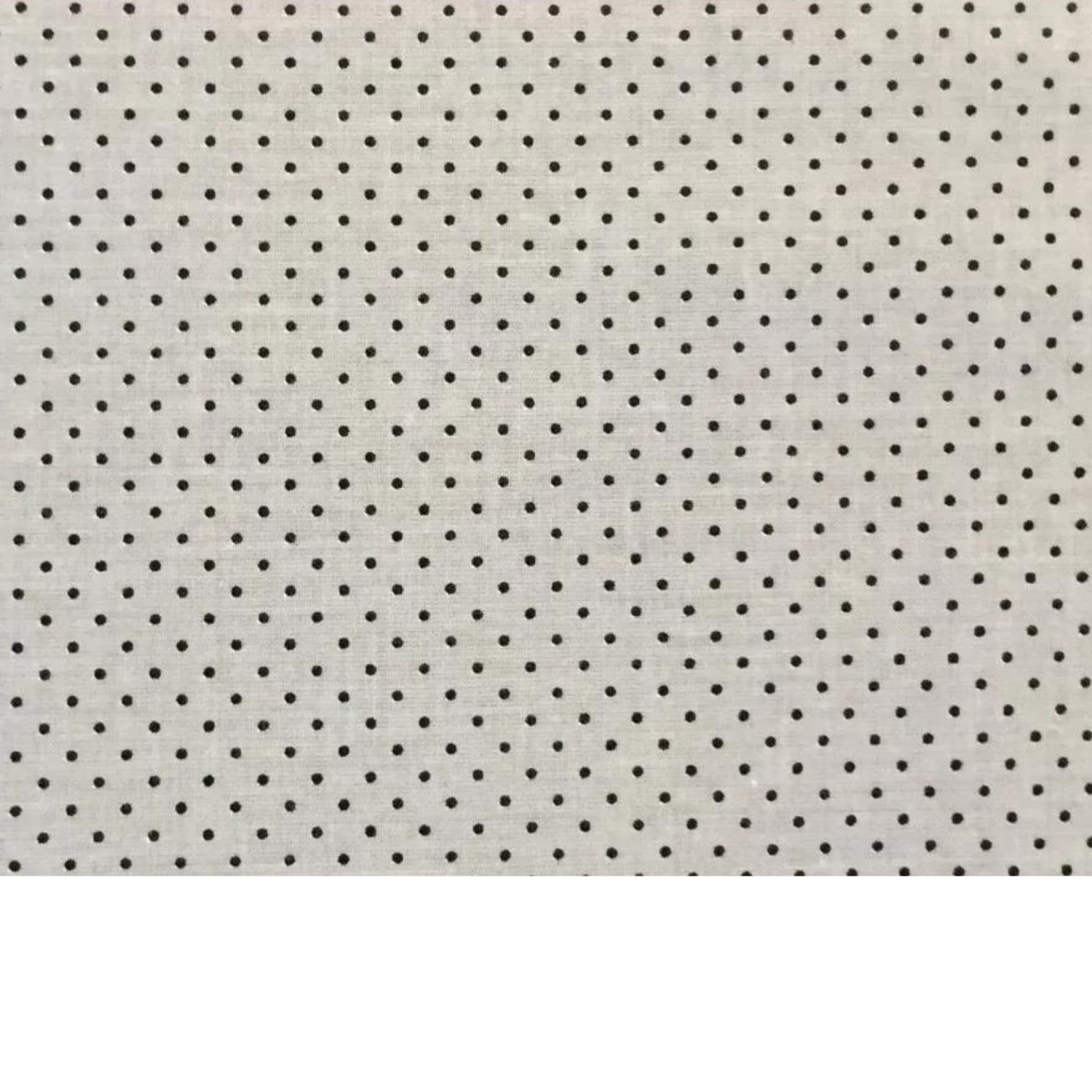 Tissu Coton Motif À Pois De 2Mm Gris Anthracite Sur Fond