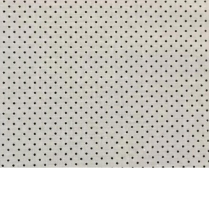 Tissu Coton Motif À Pois De 2Mm Gris Anthracite Sur Fond