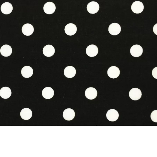 Tissu Coton Motif À Pois De 10Mm
