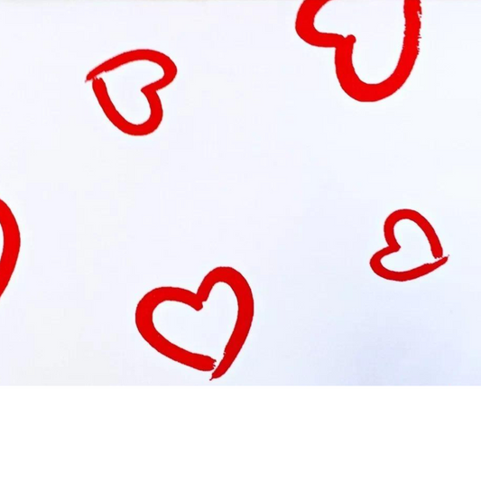 Tissu Coton Motif Coeurs