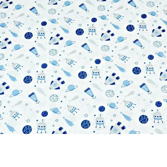 Tissu Coton Motif Univers