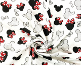 Tissu Flanelle Imprimé Souris