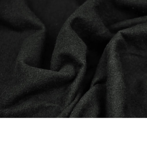 Tissu Flanelle Noir