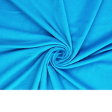 Tissu Velours Velvet Bleu Turquoise