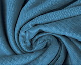 Tissu Velours Velvet Bleu Jeans