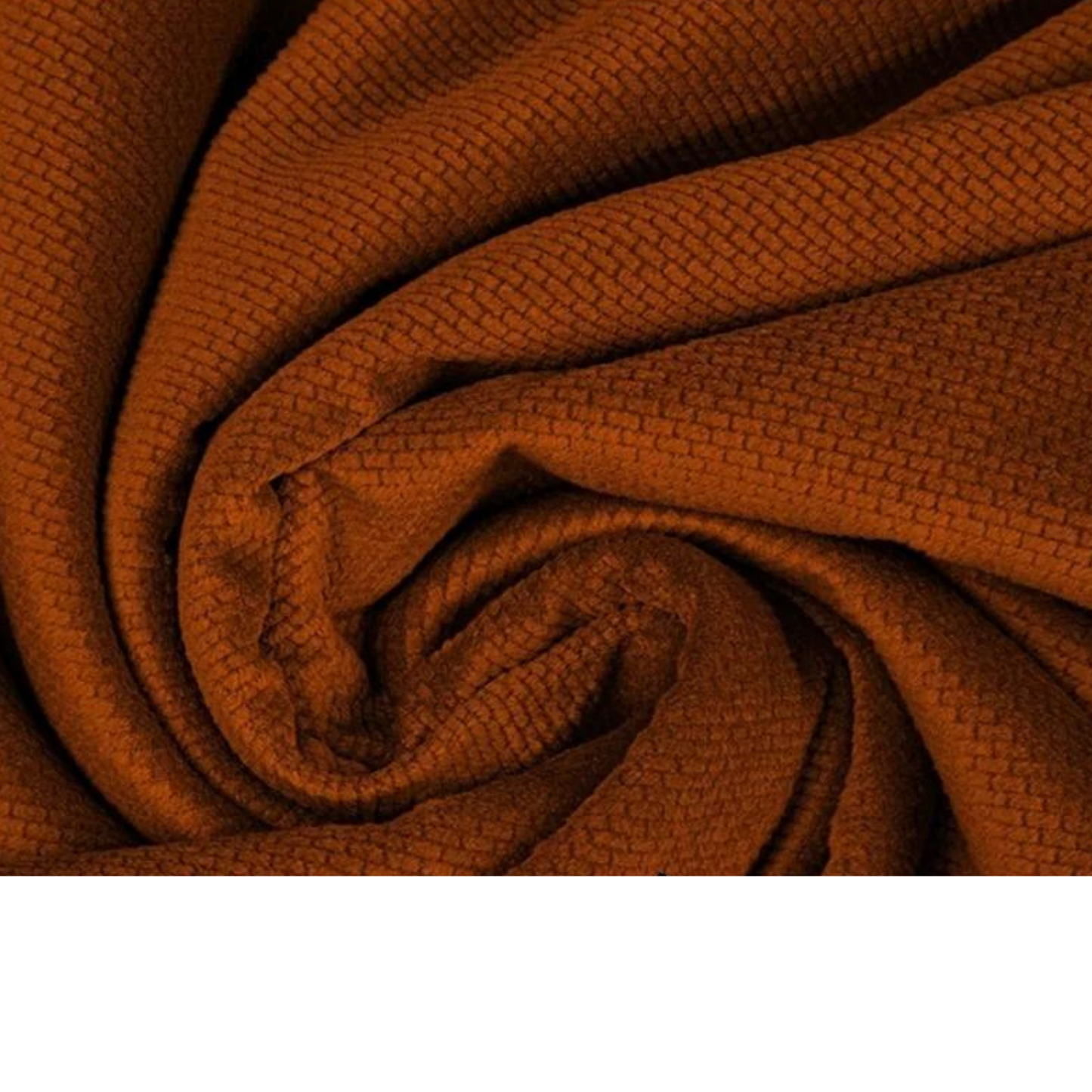 Tissu Velours Velvet Citrouille Épicée