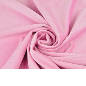 Tissu Velours Velvet Rose Bonbon