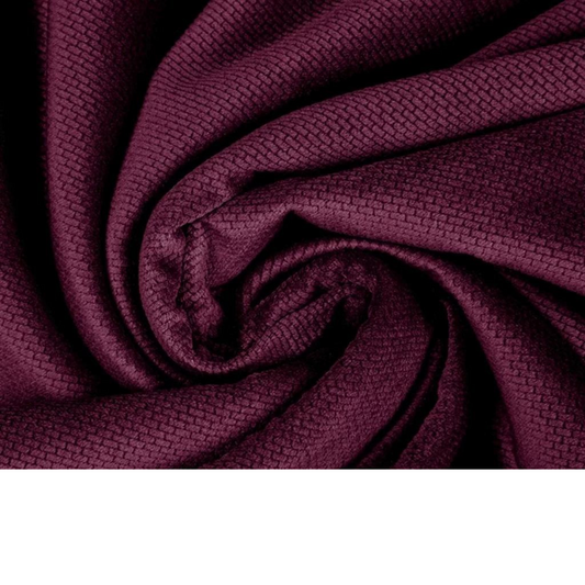 Tissu Velours Velvet Lie De Vin