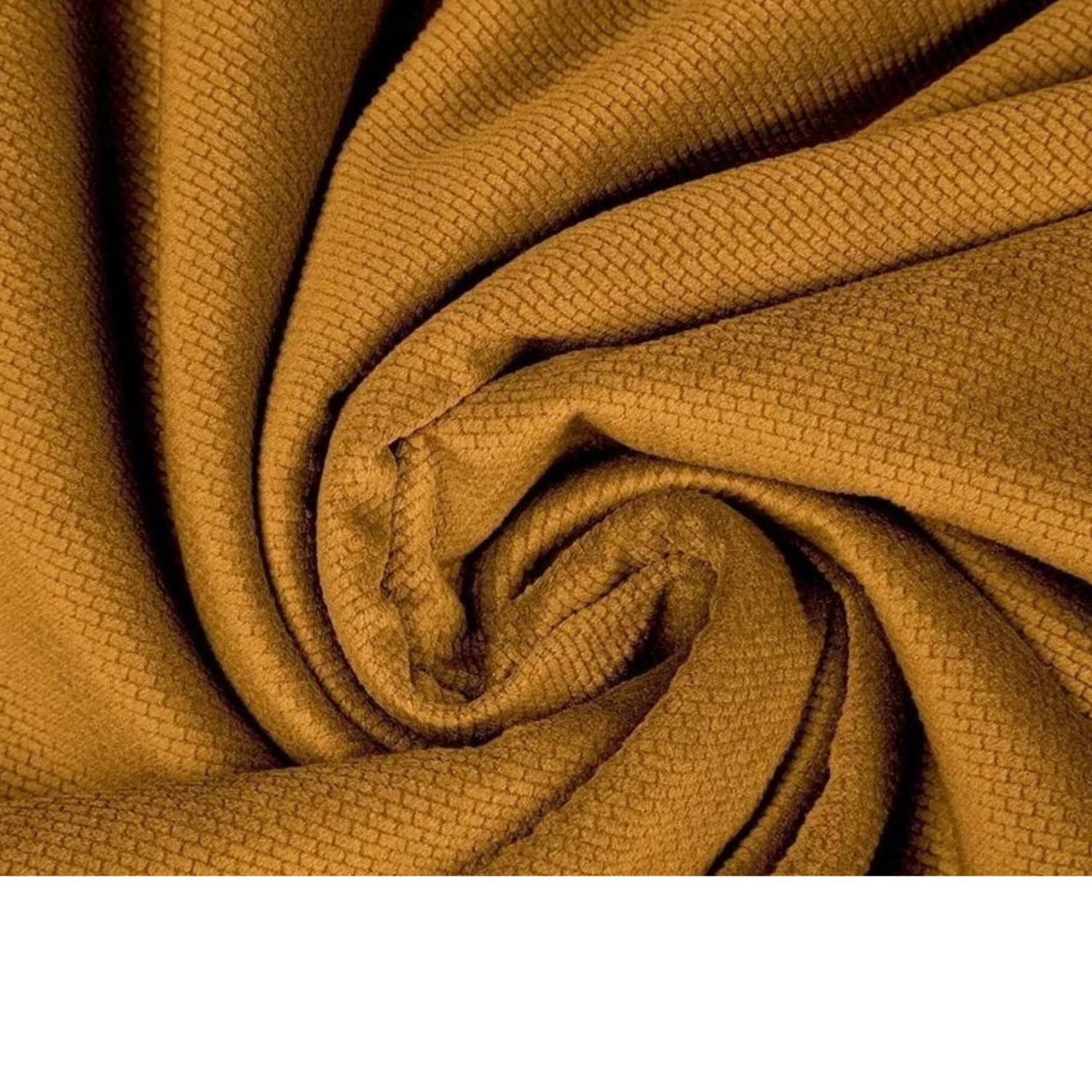 Tissu Velours Velvet Moutarde Foncé
