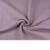 Tissu Nid Dabeille - Piqué Gaufré Vieux Rose Foncé