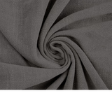 Tissu Lin Viscose Gris Foncé