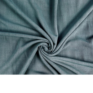 Tissu Lin Viscose Sauge Foncé