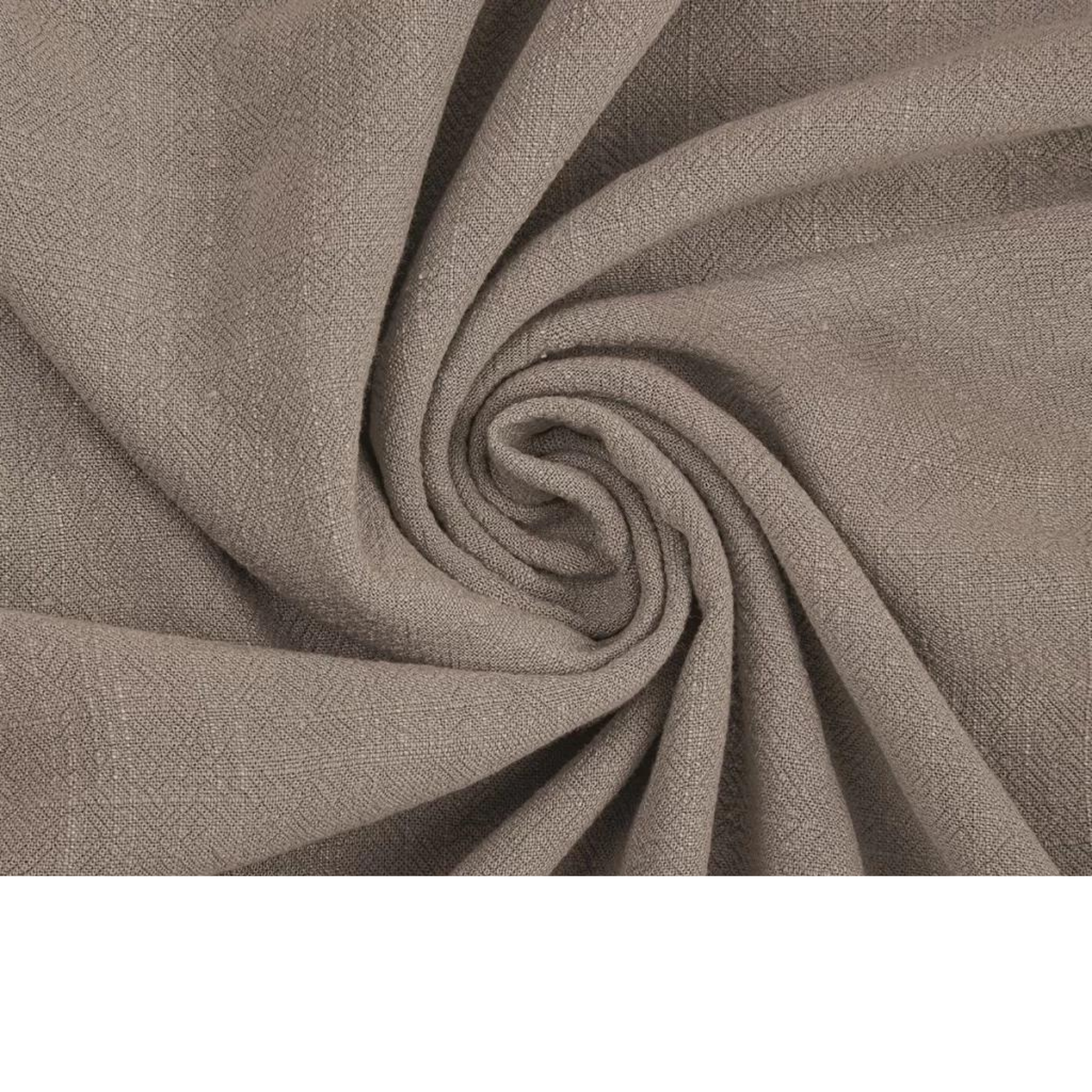 Tissu Lin Viscose Beige Foncé