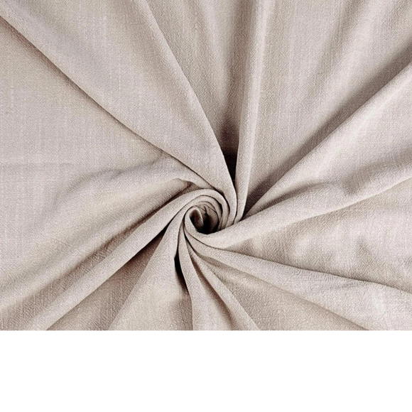 Tissu Lin Viscose Sable