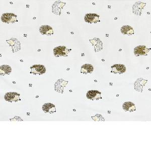 Tissu coton Motif hérissons