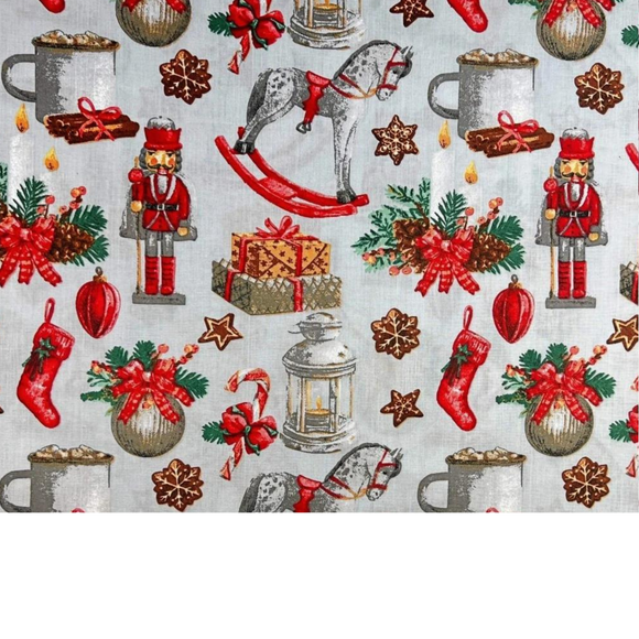 Tissu coton Motif Noël