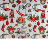 Tissu coton Motif Noël