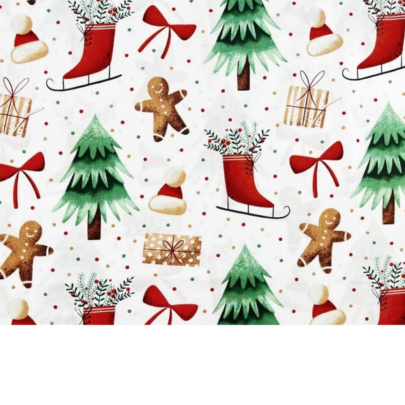 Tissu coton Motif Noël