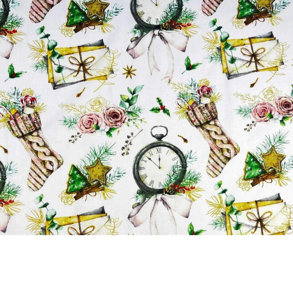 Tissu coton Motif Noël