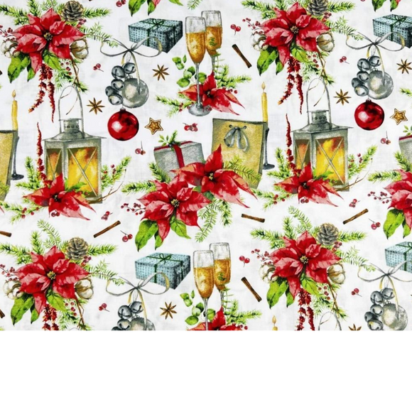 Tissu coton Motif Noël