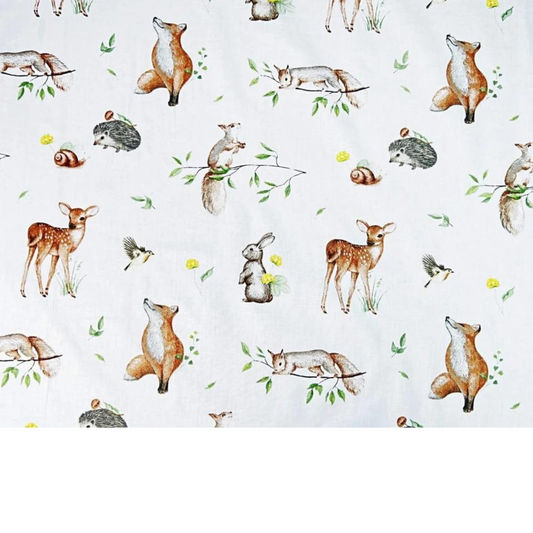 Tissu Coton Motif Animaux