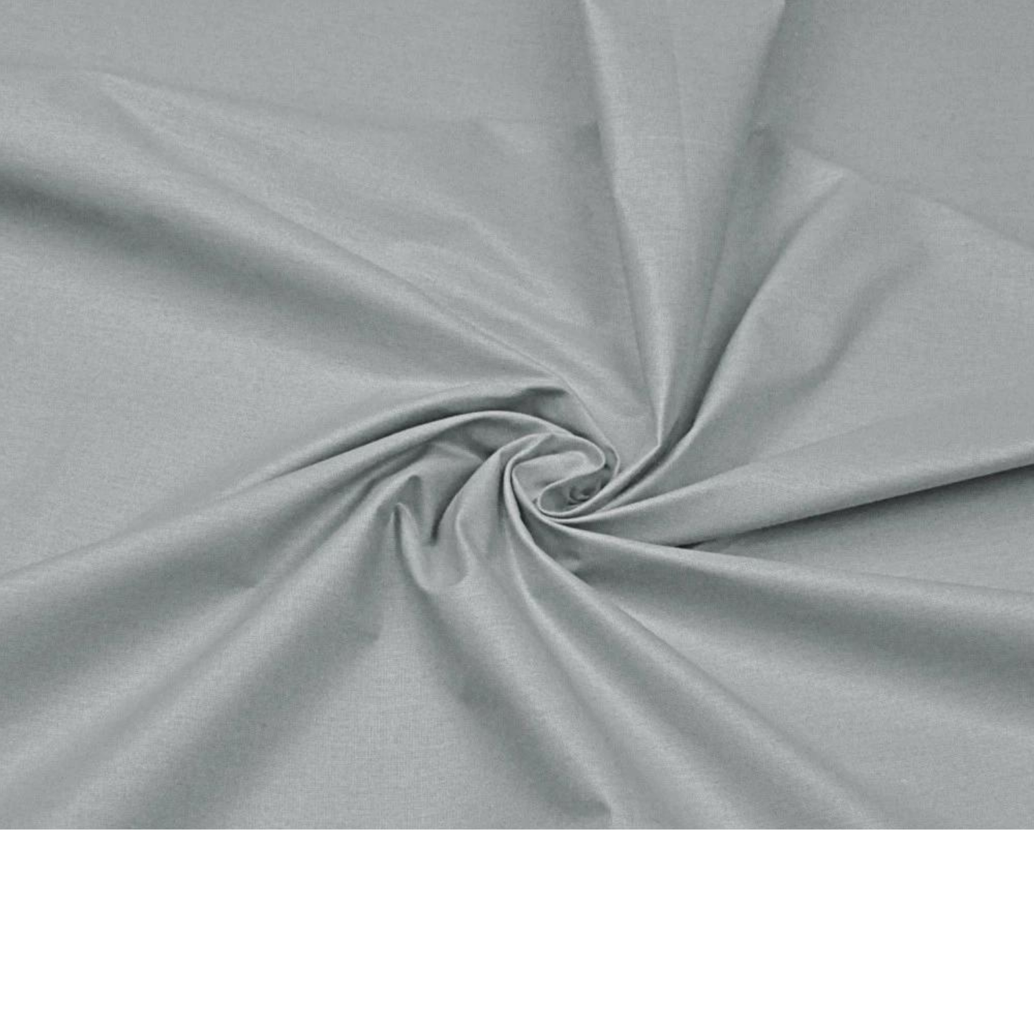 Tissu Coton Uni Gris Mat