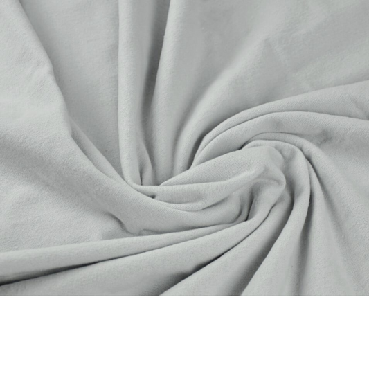 Tissu flanelle gris clair