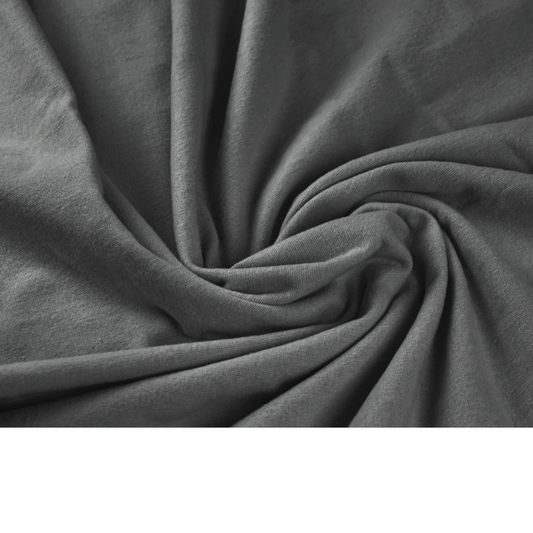 Tissu flanelle gris foncé