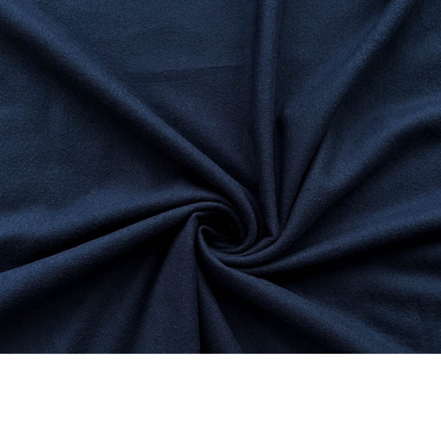 Tissu flanelle bleu marine