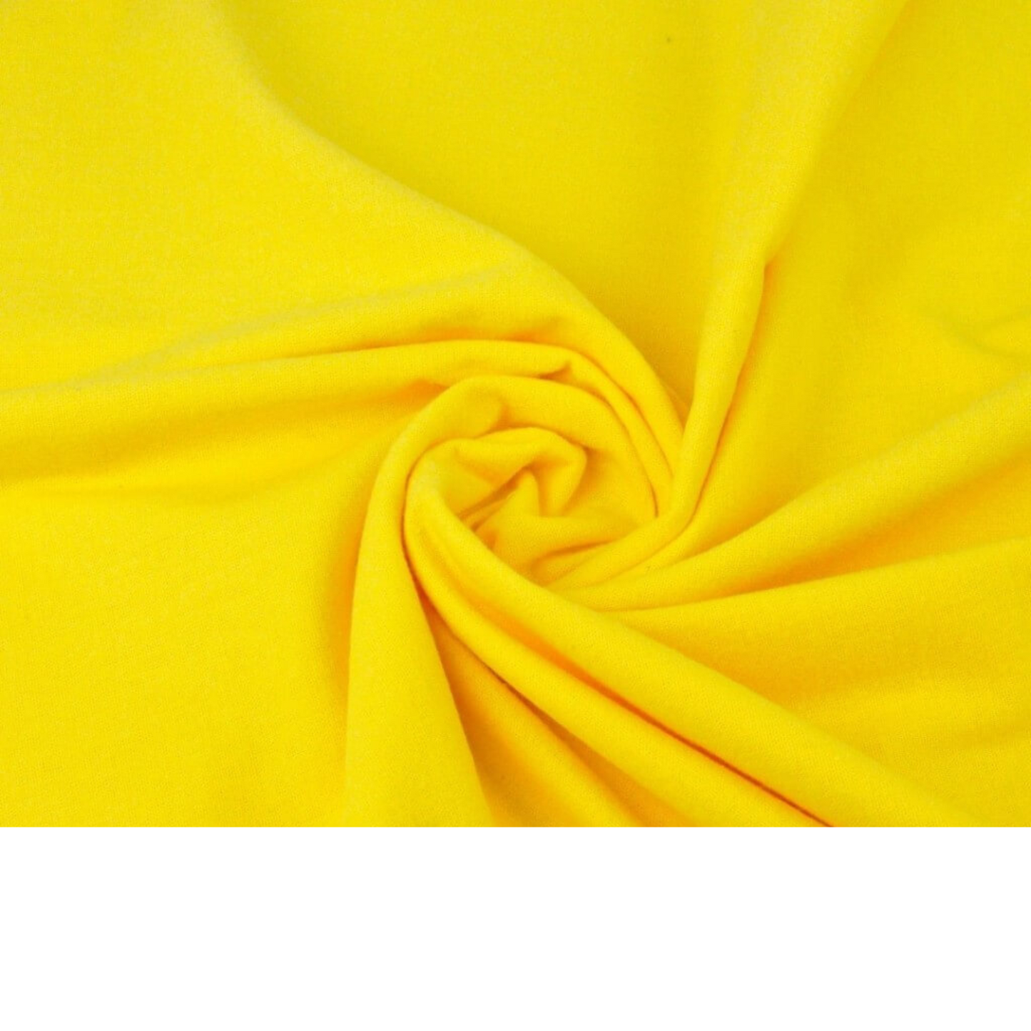 Tissu flanelle jaune