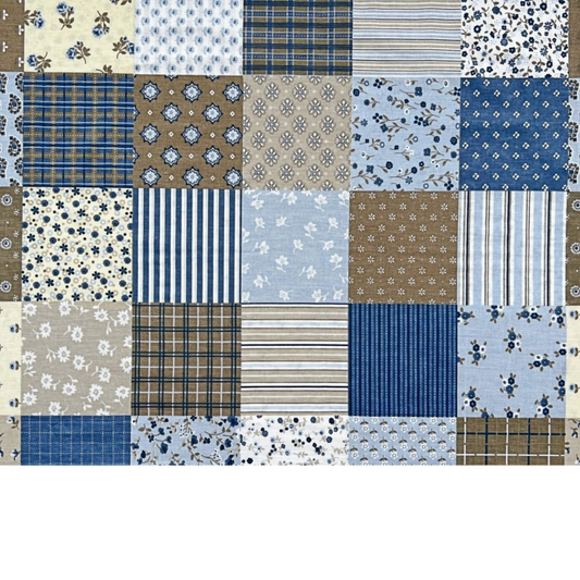 Tissu Coton Imprimé Patchwork