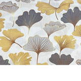 Tissu Coton Imprimé Fleurs - Fond Gris