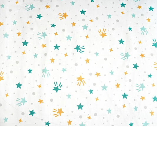 Tissu Coton Motif Étoiles